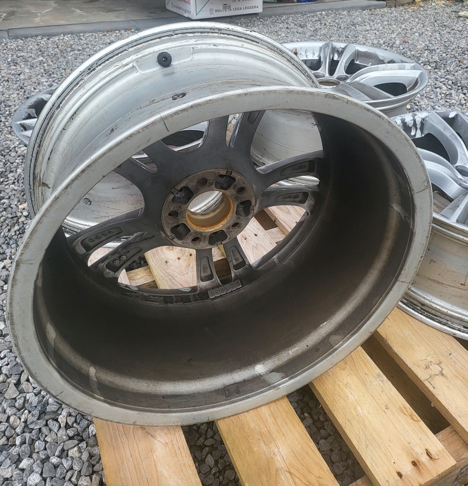4 jantes BMW M originales 20" F01 – à réparer, Enlèvement