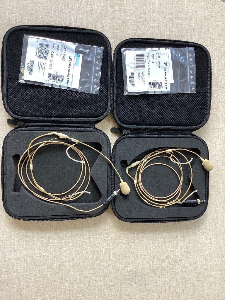 Sennheiser HSP4 beige, Ophalen of Verzenden, Zo goed als nieuw, Zangmicrofoon, Draadloos