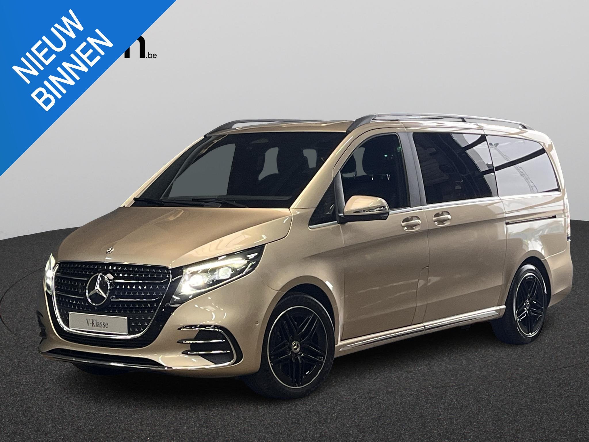 Mercedes-Benz V-Klasse 300 d L2 9G-TRONIC AMG line, 4 portes, Noir, Automatique, Tissu
