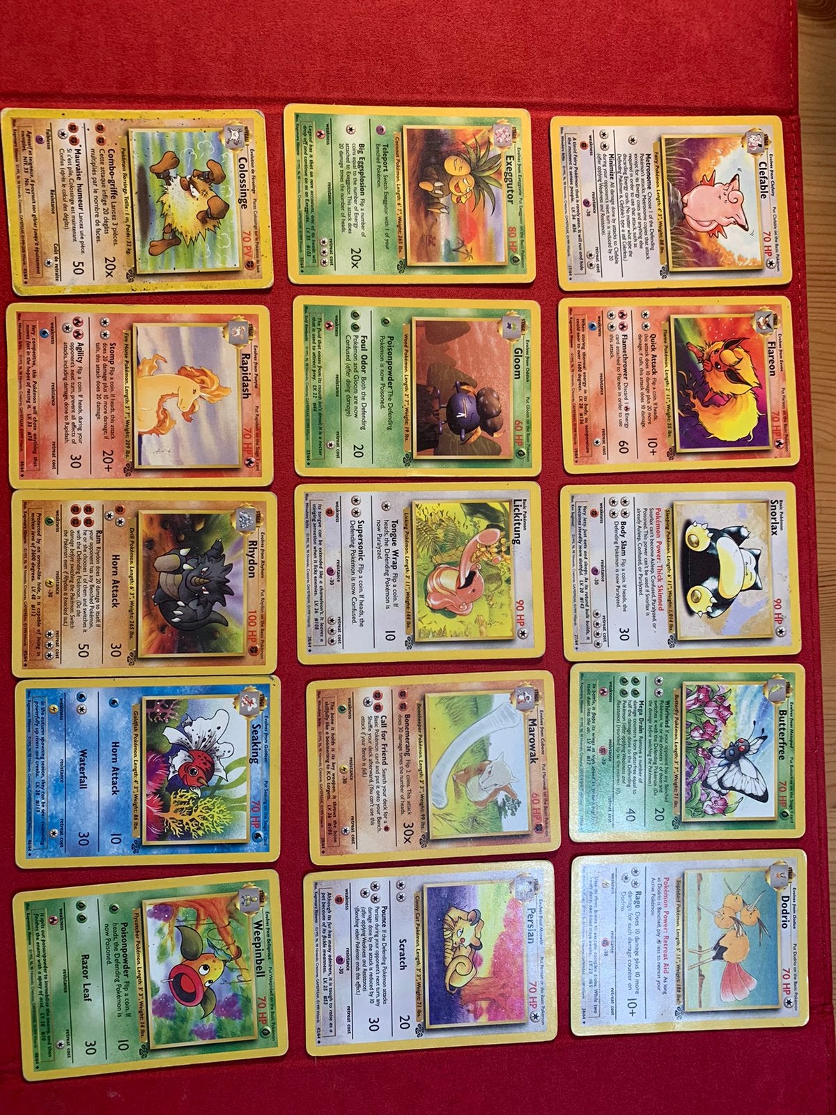 Pokémon - Jungle, Ophalen of Verzenden, Gebruikt, Meerdere kaarten