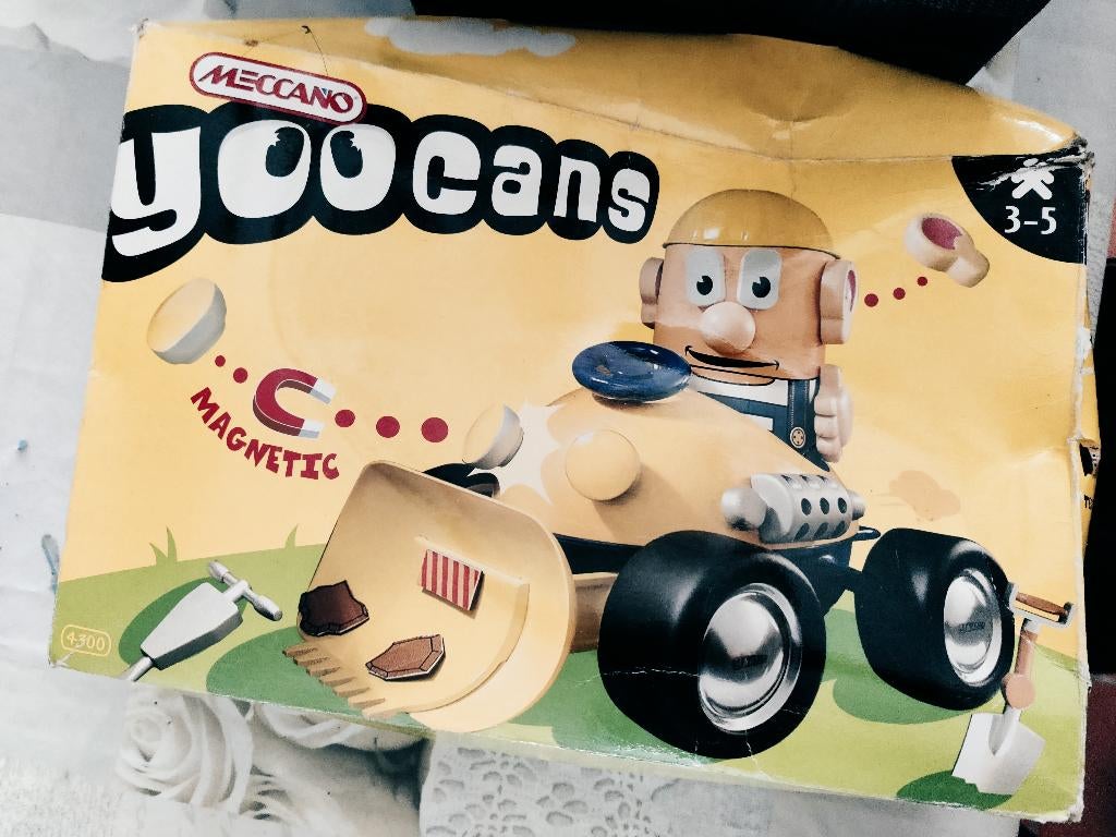Kinderauto magnetic, Ophalen of Verzenden, Gebruikt