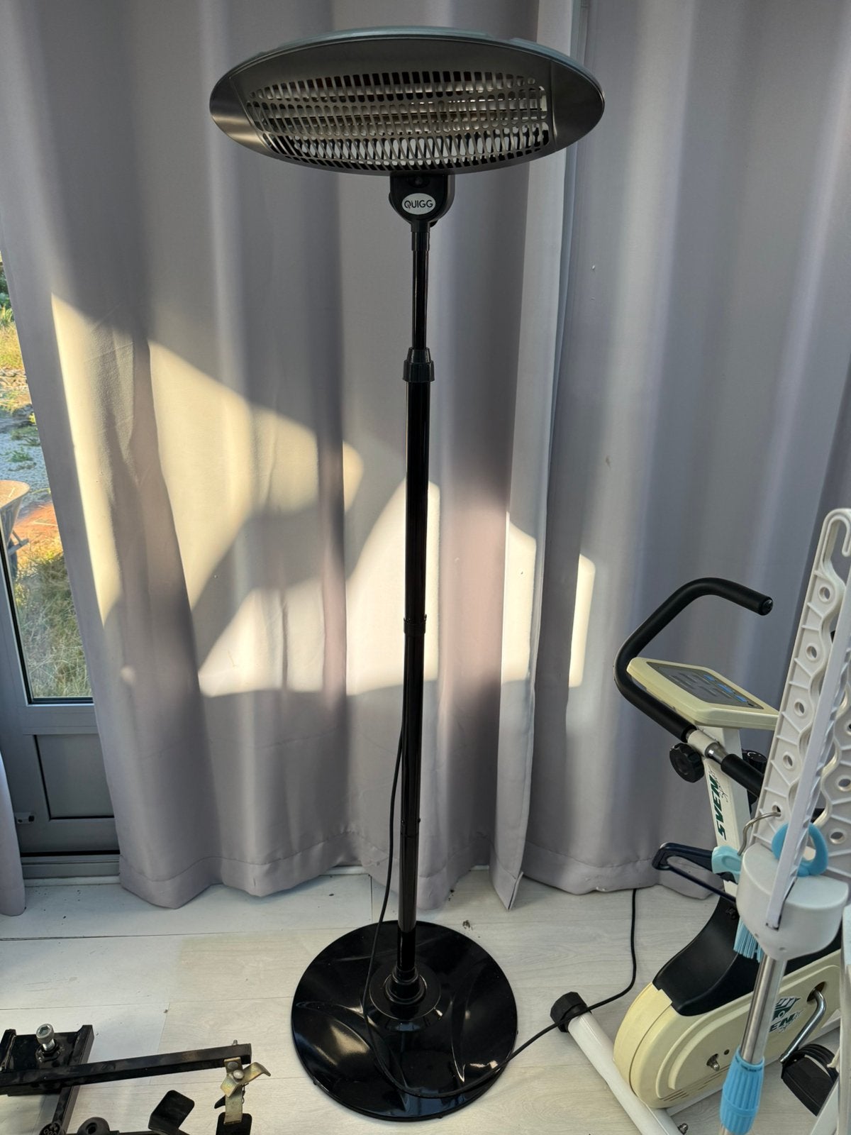 Elektrische terrasverwarmer, Tuin en Terras, Ophalen, Zo goed als nieuw