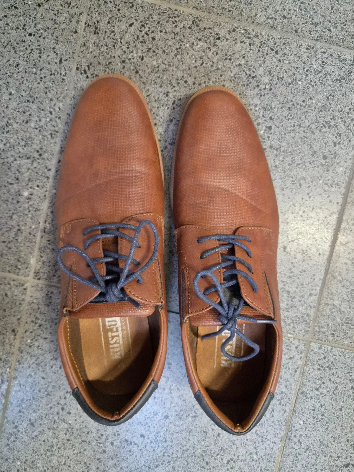 Heren schoenen - Maat 43, Bruin, Ophalen of Verzenden, Gedragen, Veterschoenen