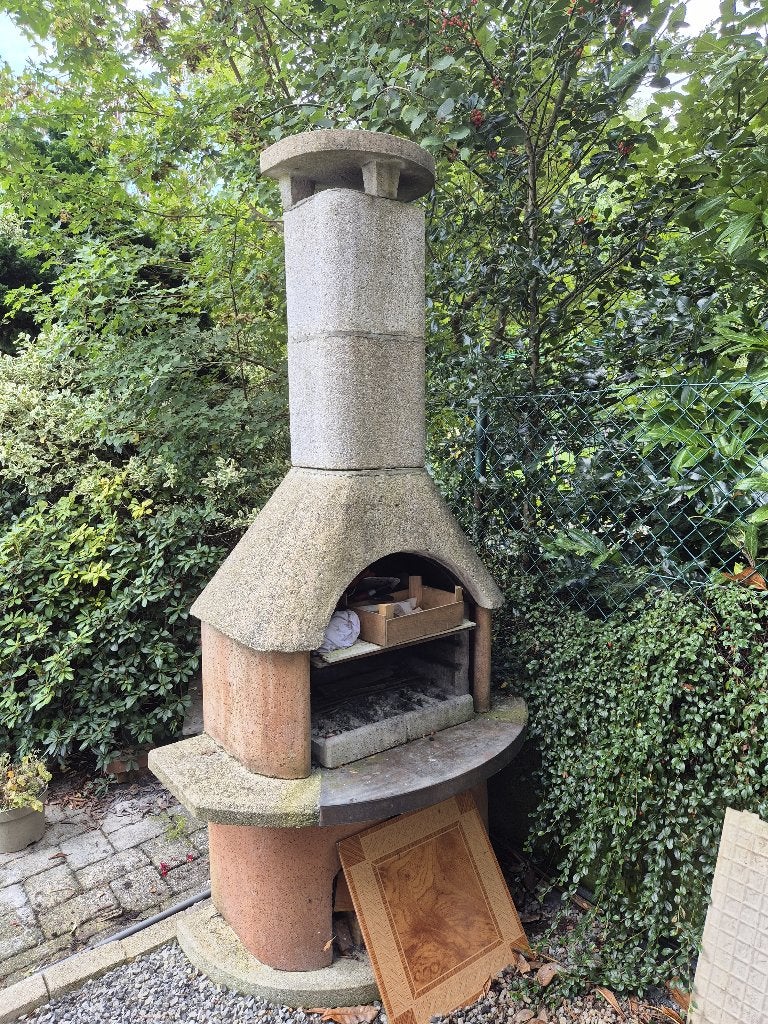 pierre à barbecue, Enlèvement, Utilisé