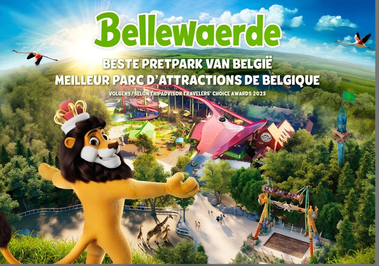 2 tickets voor bellewaerde geldig tem 4okt 2026, Tickets en Kaartjes, Recreatie | Pretparken en Attractieparken
