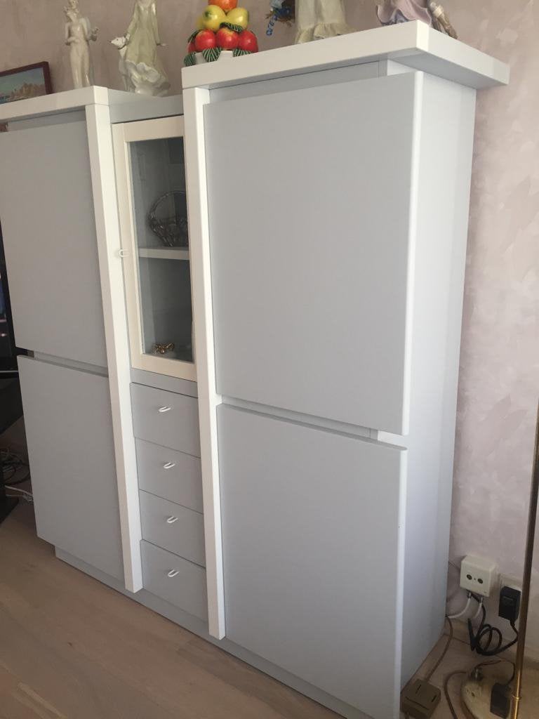Eetkamerset tafel, commode en barmeubel, Huis en Inrichting, Complete eetkamers, Ophalen, Gebruikt, Modern