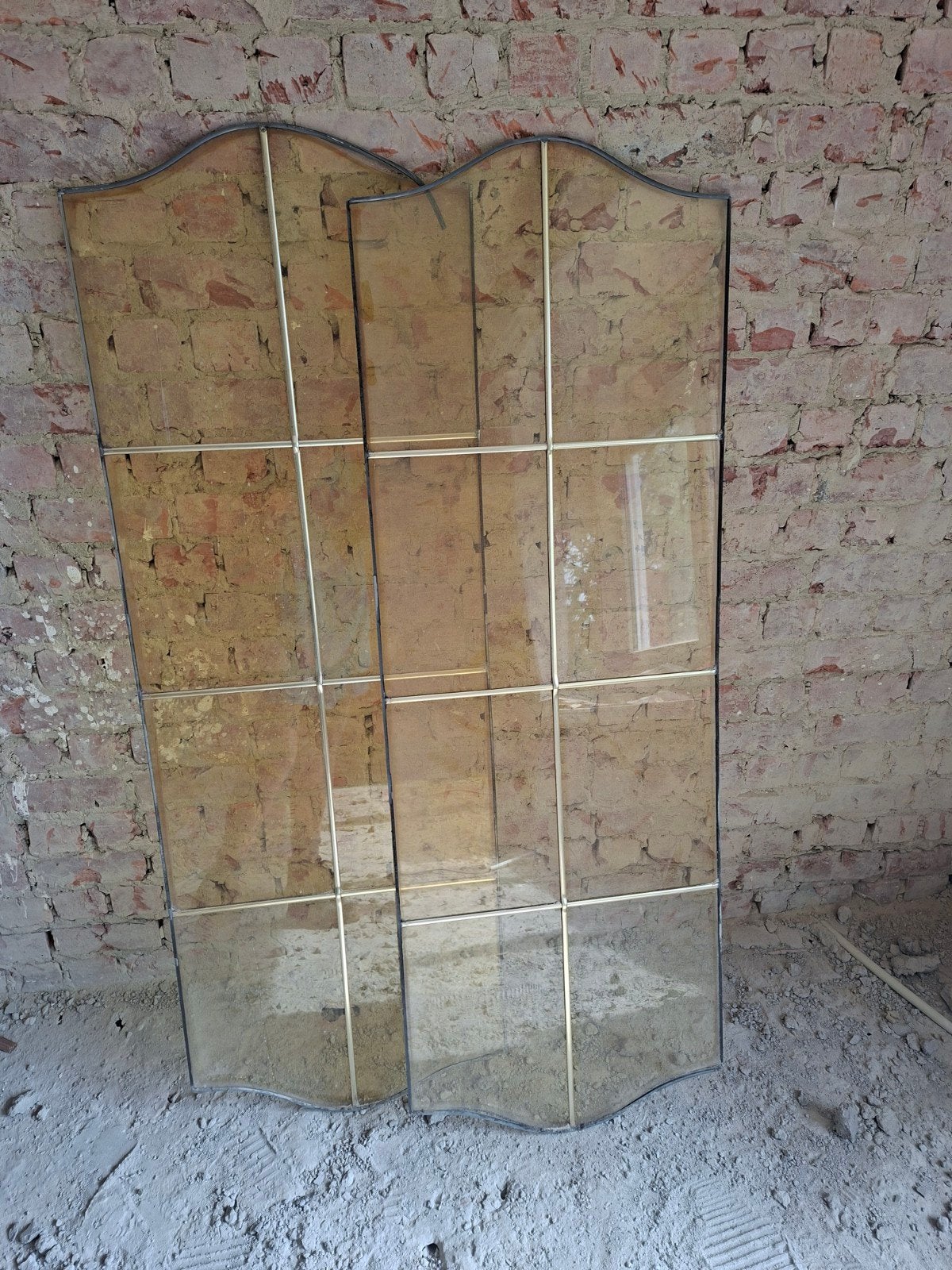 glas in lood, Doe-het-zelf en Bouw, Ophalen, Gevelraam of Ruit, Gebruikt, Glas in lood
