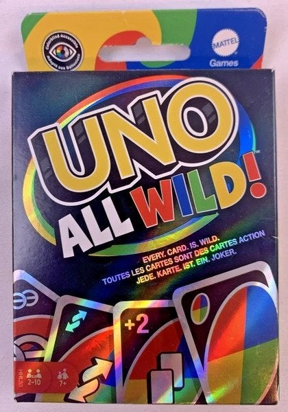 Jeu de cartes Mattel UNO All Wild, jeu de société complet, Hobby & Loisirs créatifs, Jeux de société | Jeux de cartes, 1 ou 2 joueurs