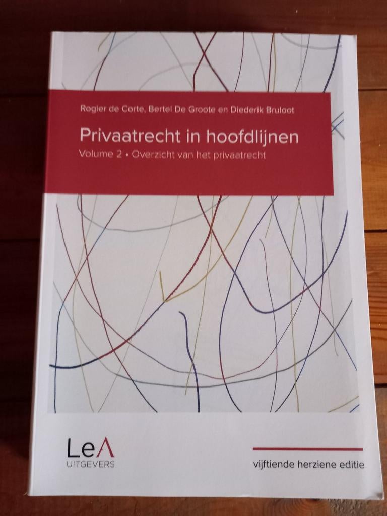 Privaatrecht in hoofdlijnen volume 2, Boeken, Studieboeken en Cursussen, Ophalen