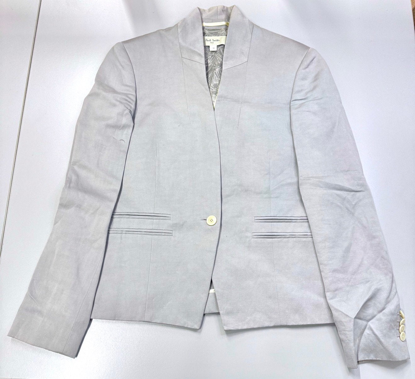 Paul Smith - blazer colbert dames vrouwen M vintage grijs, Maat 38/40 (M), Ophalen of Verzenden, Zo goed als nieuw, Jasje