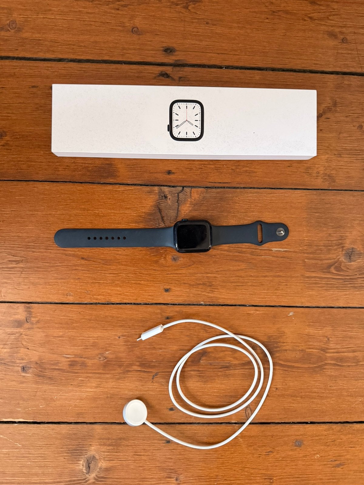 Apple Watch Series 7 – 45 mm te koop, Bijoux, Sacs & Beauté, Montres connectées, Étanche, IOS, Comme neuf, Enlèvement