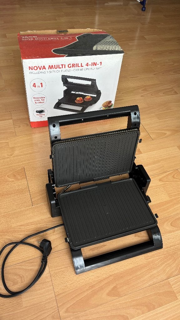 Grill électrique / appareil à croque-monsieur, Enlèvement, Utilisé