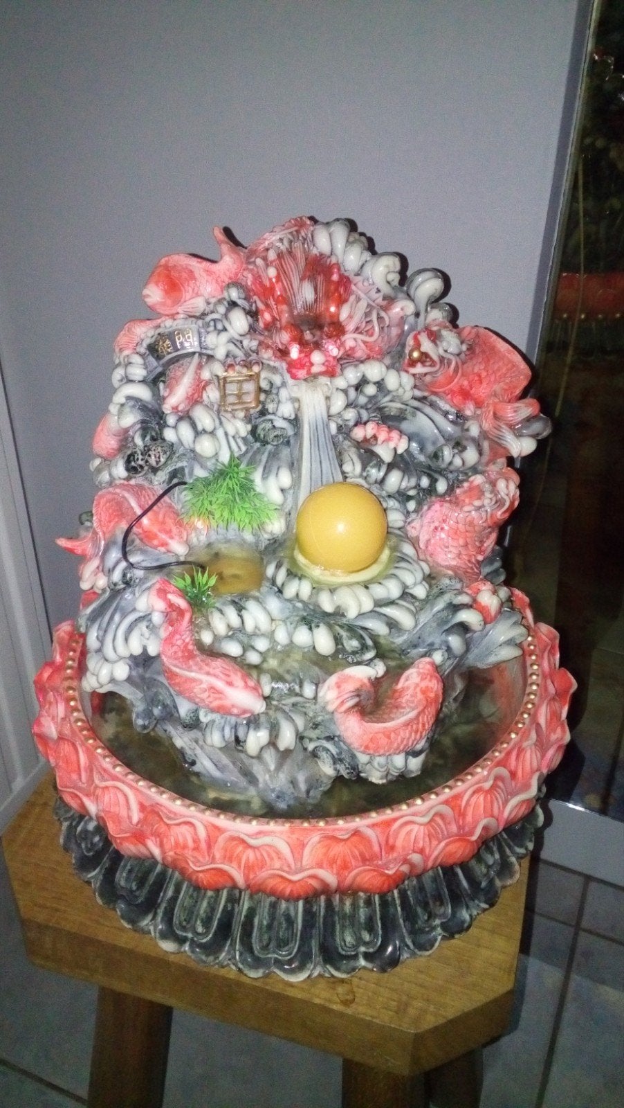 chinese binnenfontein, Ophalen, Rood