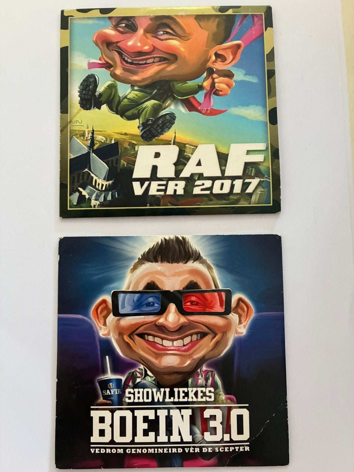 Carnaval Aalst cd’s Raf en Den Boein, Ophalen of Verzenden, Zo goed als nieuw