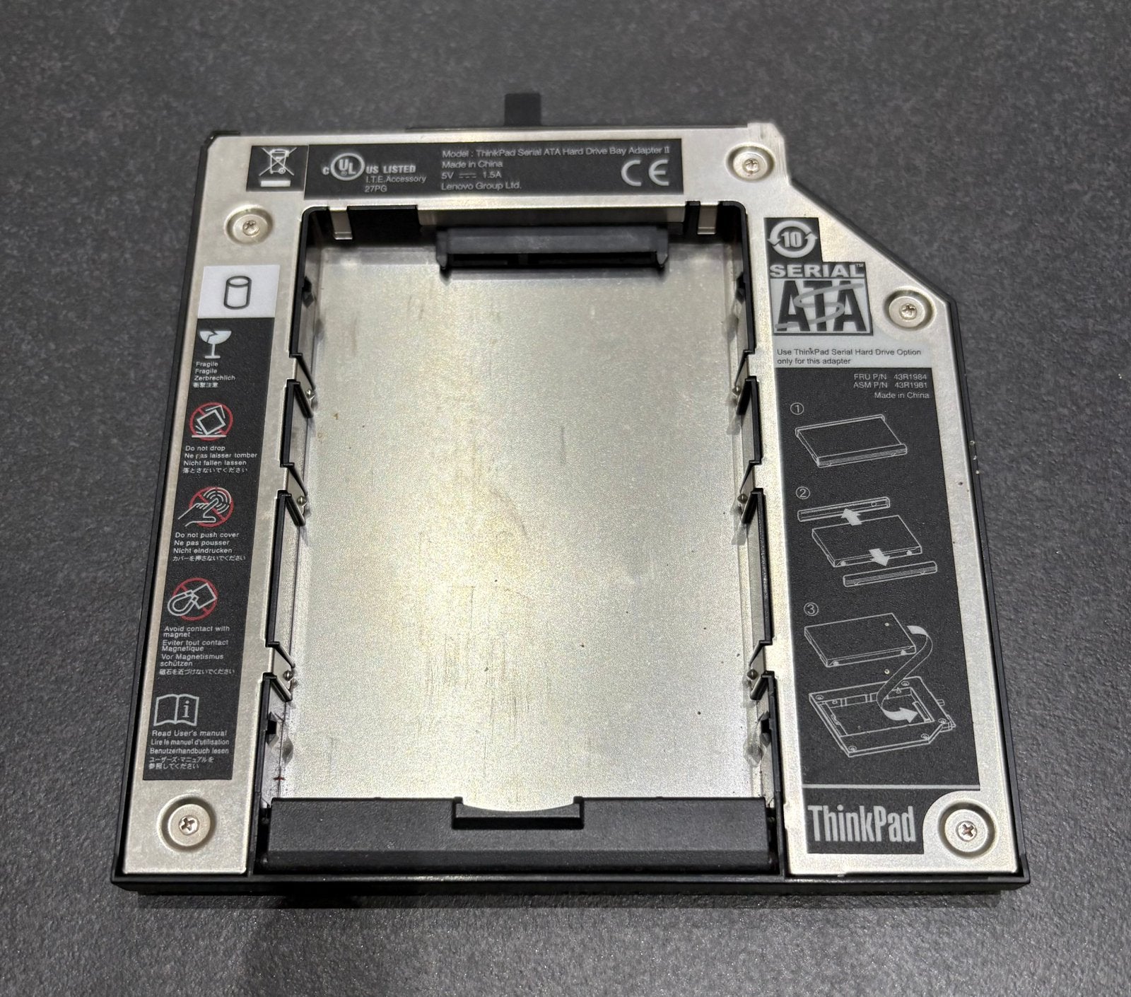 Adapteur disque dur SATA Lenovo ThinkPad, Informatique & Logiciels, Neuf, SATA, Interne, Enlèvement