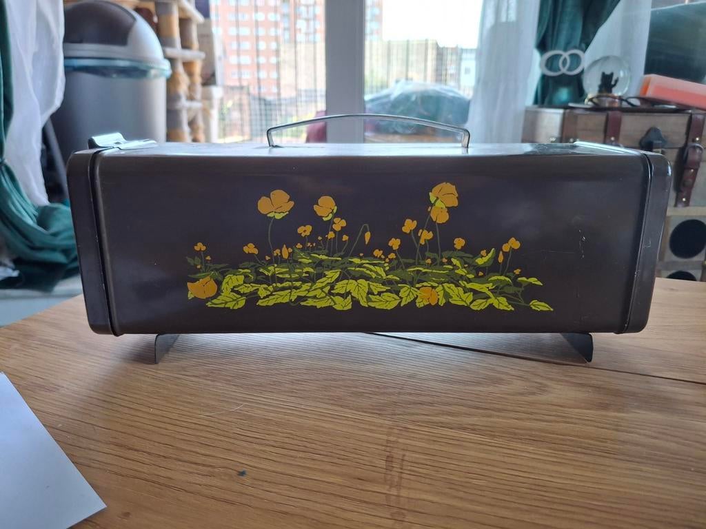 boîte à biscuits vintage en métal  Brabantia années 70, Ophalen