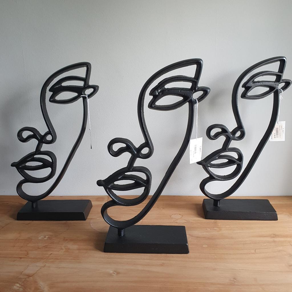 Moderne beelden ´Black face´, Antiek en Kunst, Ophalen