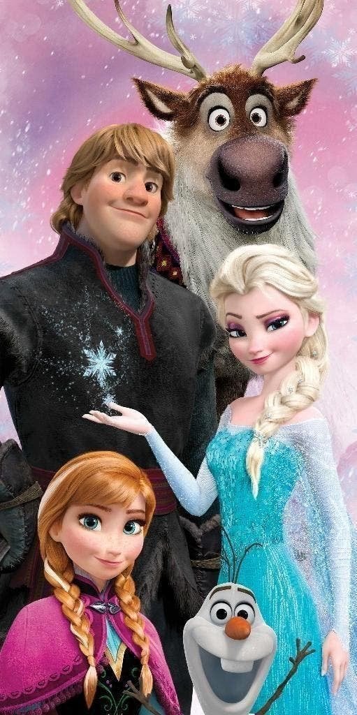 Disney Frozen Badlaken / Strandlaken Group - Katoen, Neuf, Disney Frozen, Enlèvement ou Envoi, Accessoire de natation
