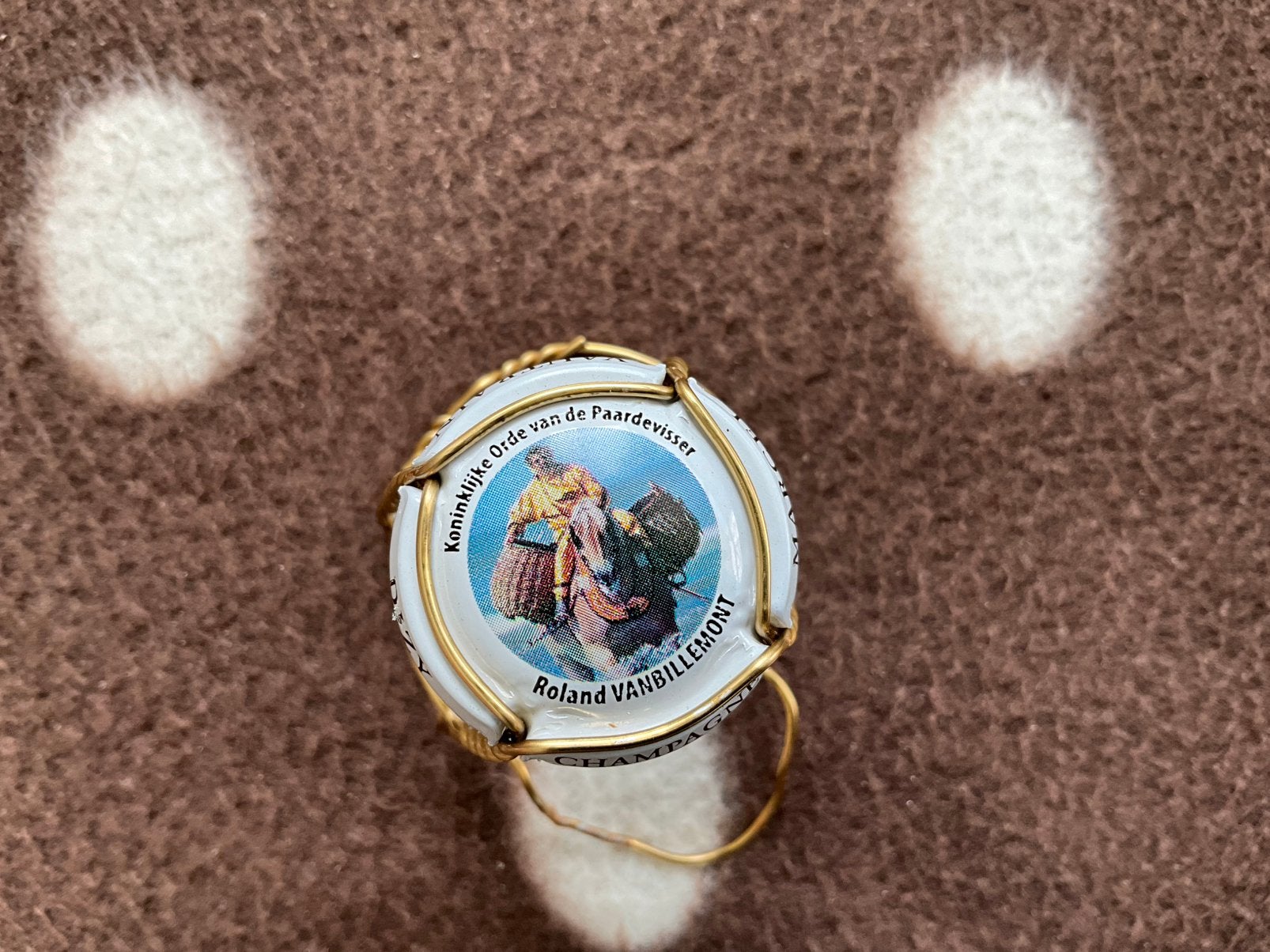 Champagne Capsule – Koninklijke Orde van de Paardevisser, Verzamelen, Ophalen of Verzenden