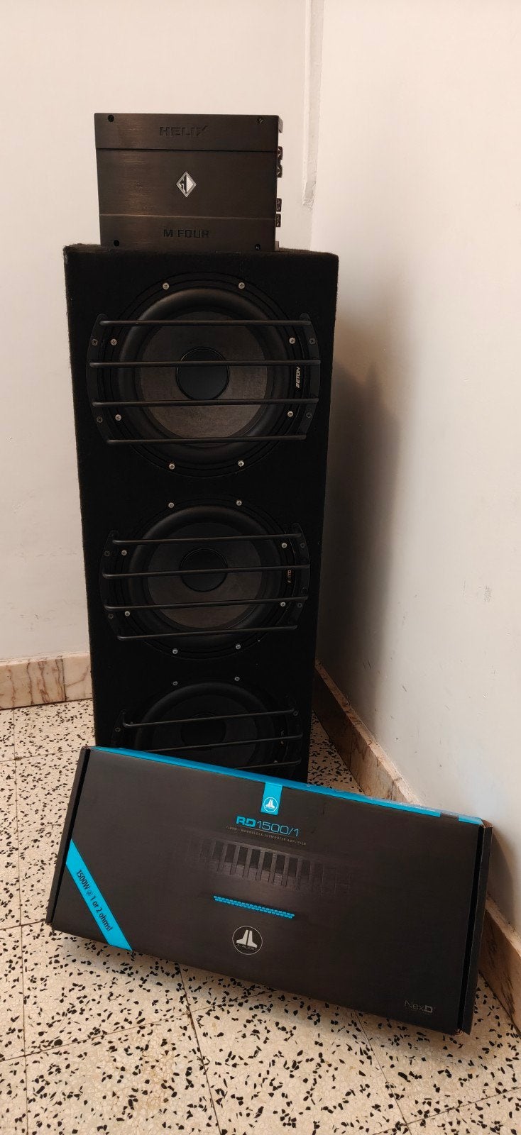 Subwoofer Eton Graphit 10 (1500 WRMS) JL Audio, Helix M Four, Auto diversen, Autospeakers, Ophalen