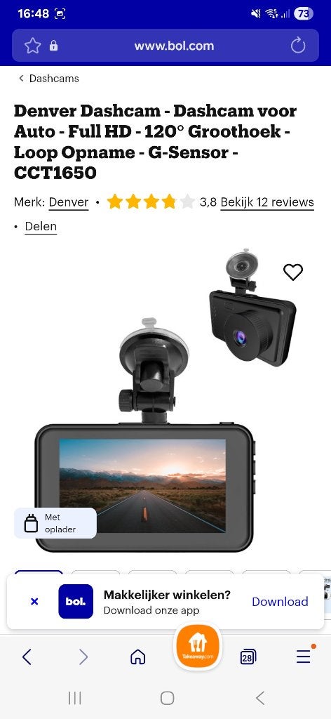 Car dash camera Denver, Auto diversen, Autonavigatie, Ophalen, Nieuw