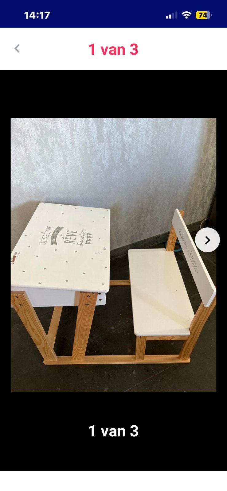 Bureau op te halen in lier, Enfants & Bébés, Chambre d'enfant | Tables & Chaises, Enlèvement, Comme neuf