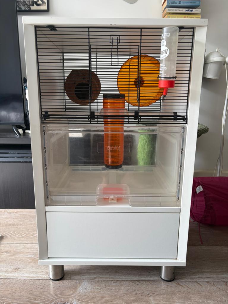 Gerbil/hamster hok, Dieren en Toebehoren, Ophalen, Gebruikt