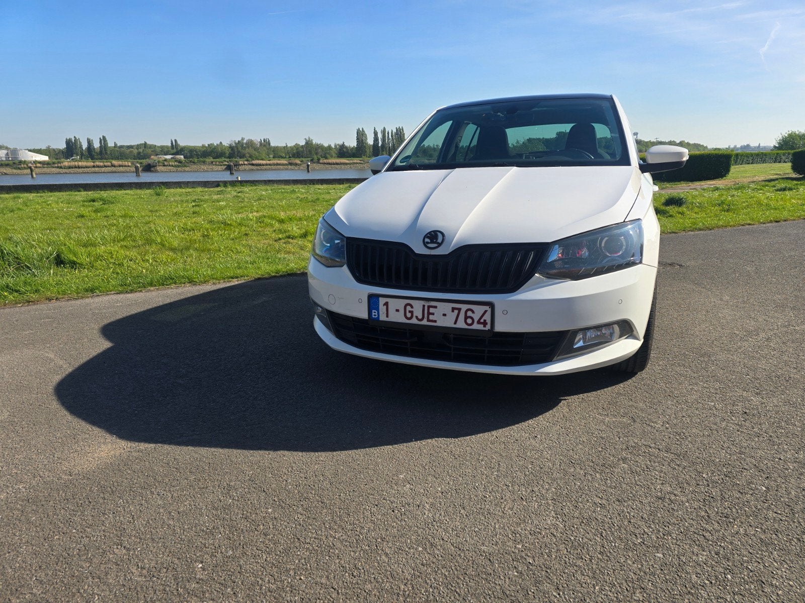Skoda Fabia 1.2 TSI 90 pk 2015 met veel opties, Auto's, Skoda, Voorwielaandrijving, Stof, 4 cilinders, Wit