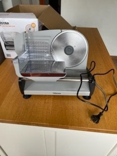 Broodsnijmachine, Maison & Meubles, Cuisine | Ustensiles de cuisine, Autres marques, Trancheuse, Argent, Comme neuf