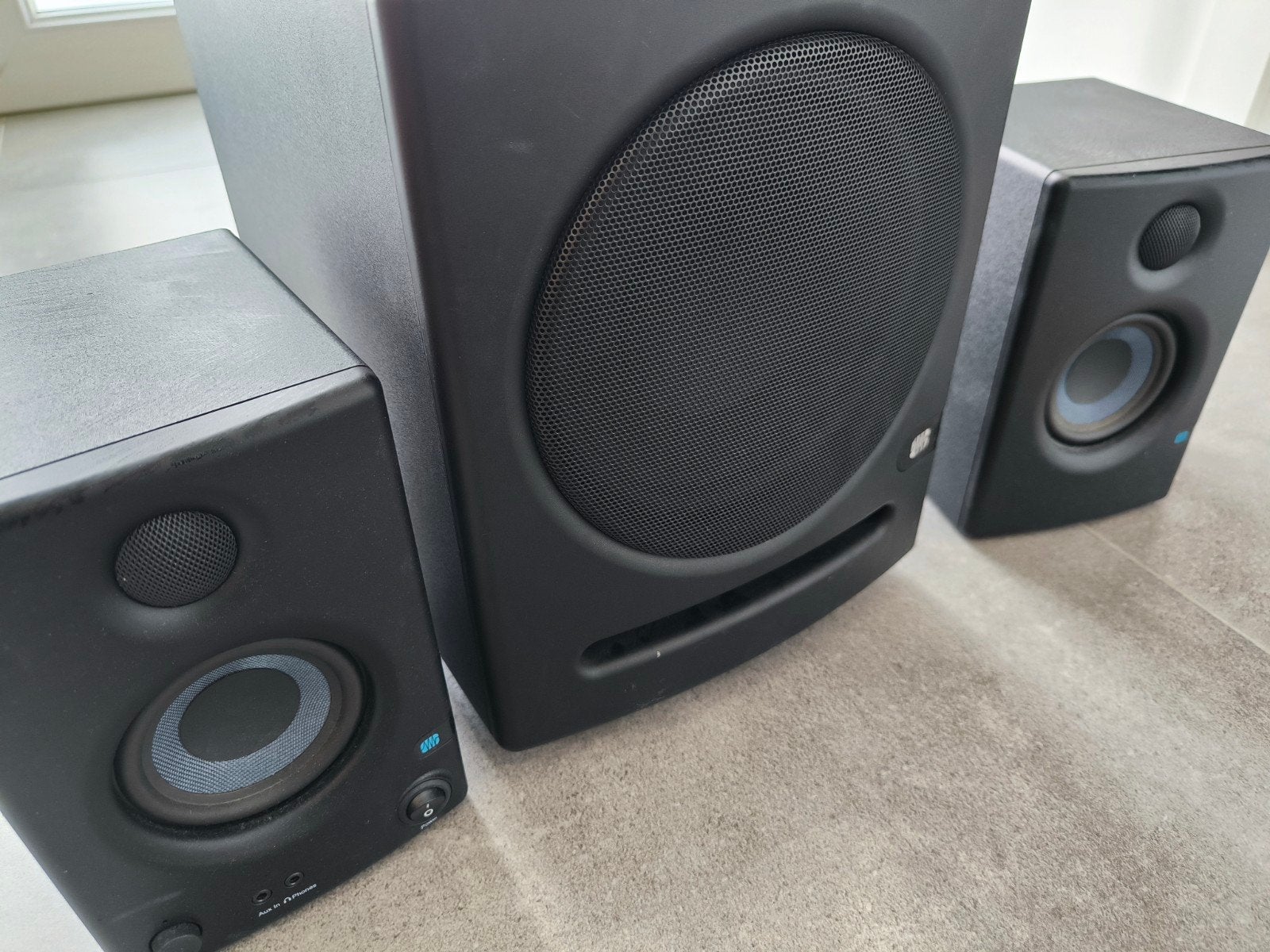 Presonus Eris 3.5 + Sub 8" luidsprekerset voor studiobewakin, Ophalen of Verzenden