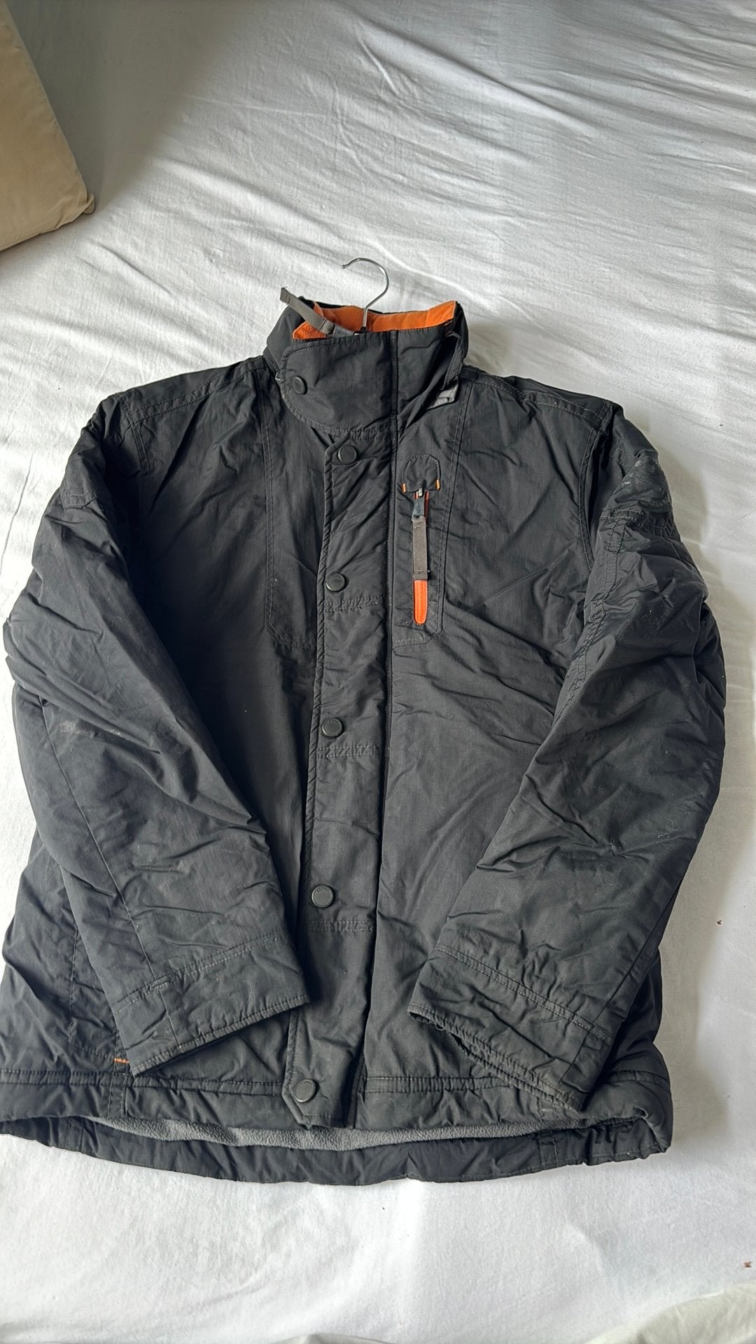 Winterjas, Kleding | Heren, Jassen | Winter, Ophalen of Verzenden, Gedragen, Maat 48/50 (M), Zwart