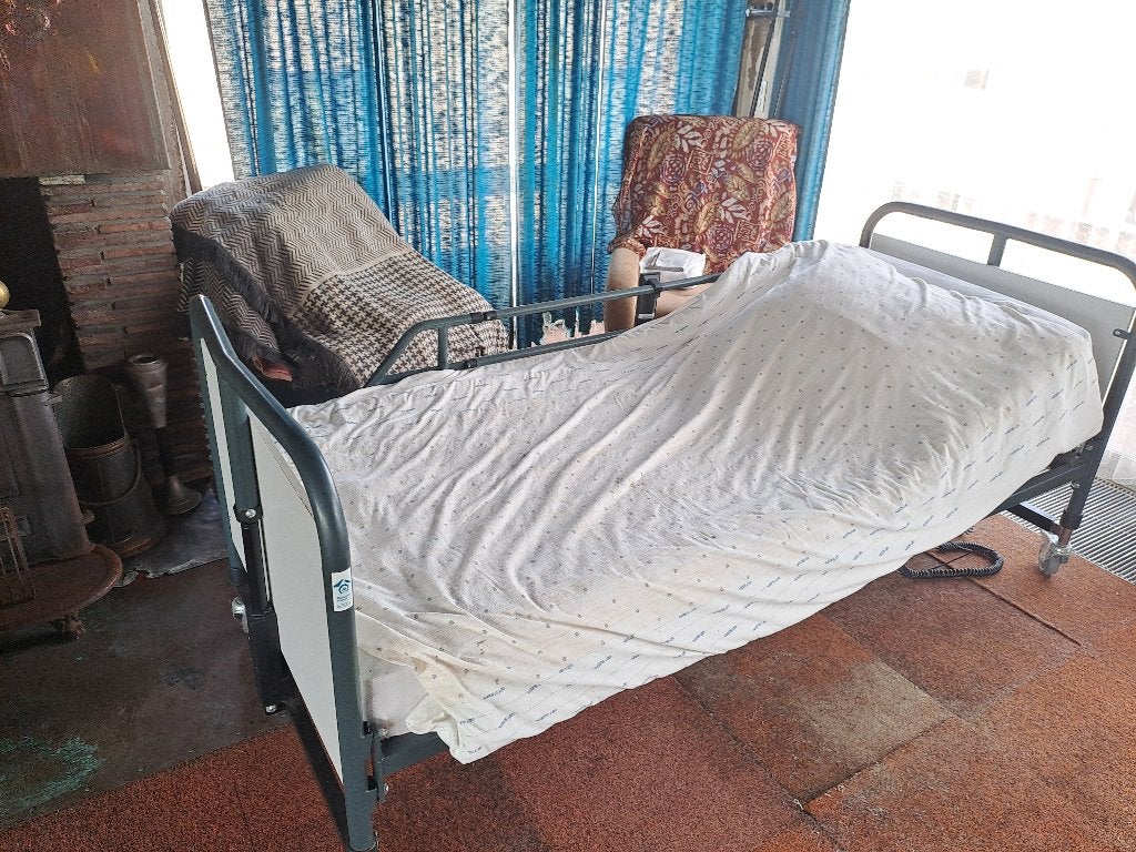 ziekenhuisbed, Ophalen, Gebruikt