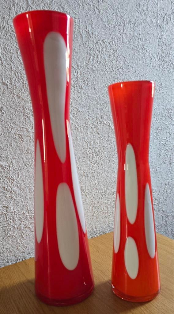 Set van 2 vintage vazen, Antiek en Kunst, Ophalen