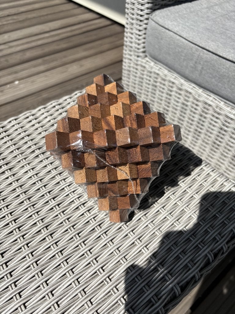 Houten Ladder Puzzel – Uitdagend Denkspel (Nieuw in plastic), Ophalen