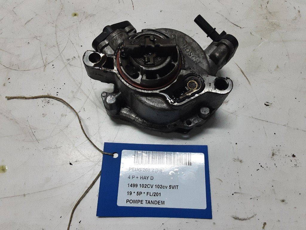 VACUUMPOMP Peugeot 208 I (CA / CC / CK / CL) (9804021880), Auto-onderdelen, Gebruikt, Mevr. I. Hauben, Rue de l'Espoir 34 34
4030  GRIVEGNÉE, BE