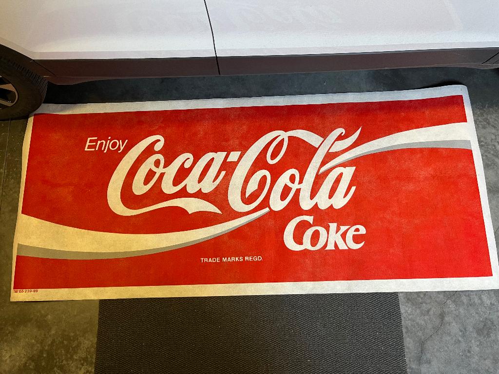 COCA COLA spandoek, Ophalen, Zo goed als nieuw, Overige typen