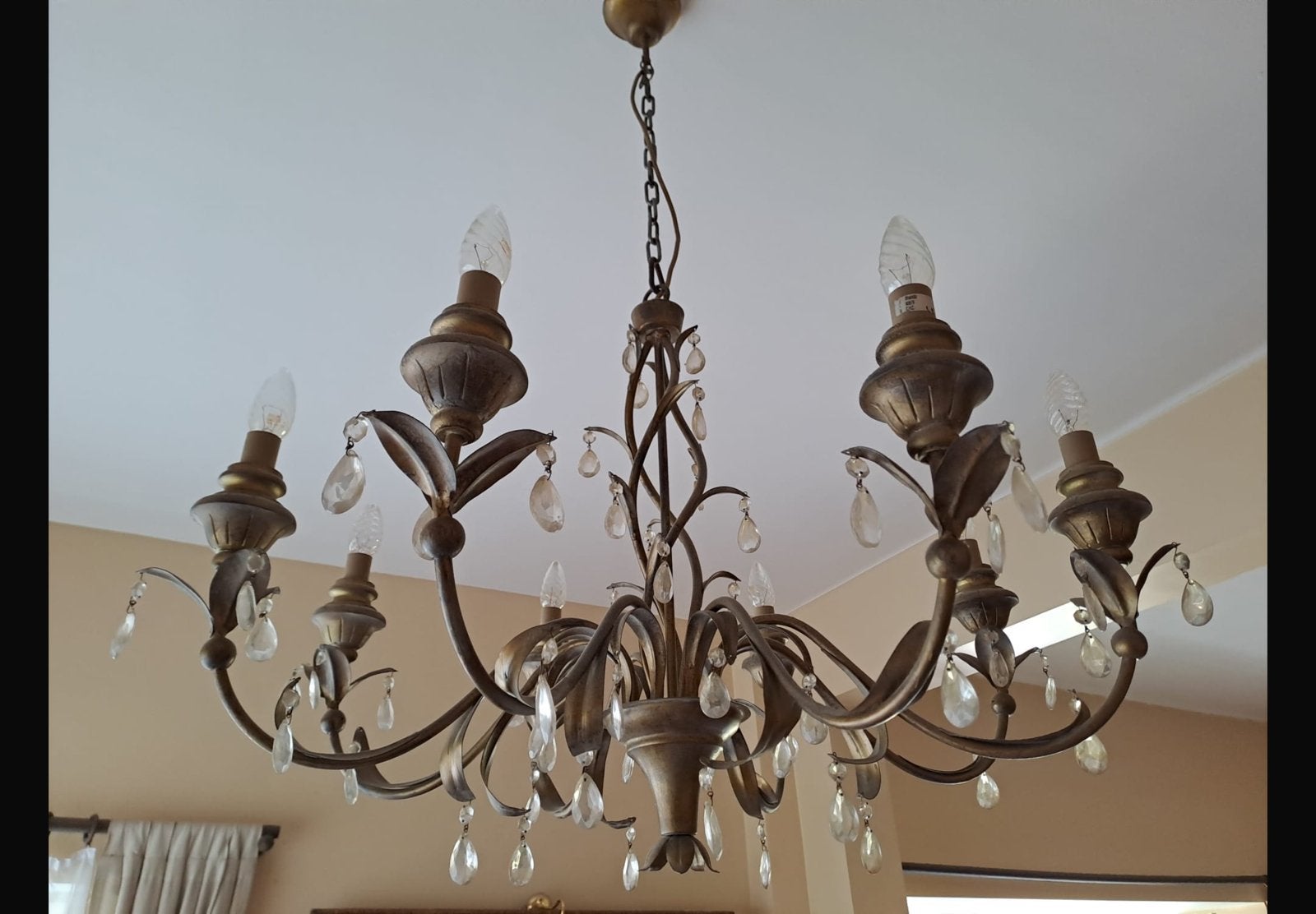 Lustre, Enlèvement, Utilisé, Métal
