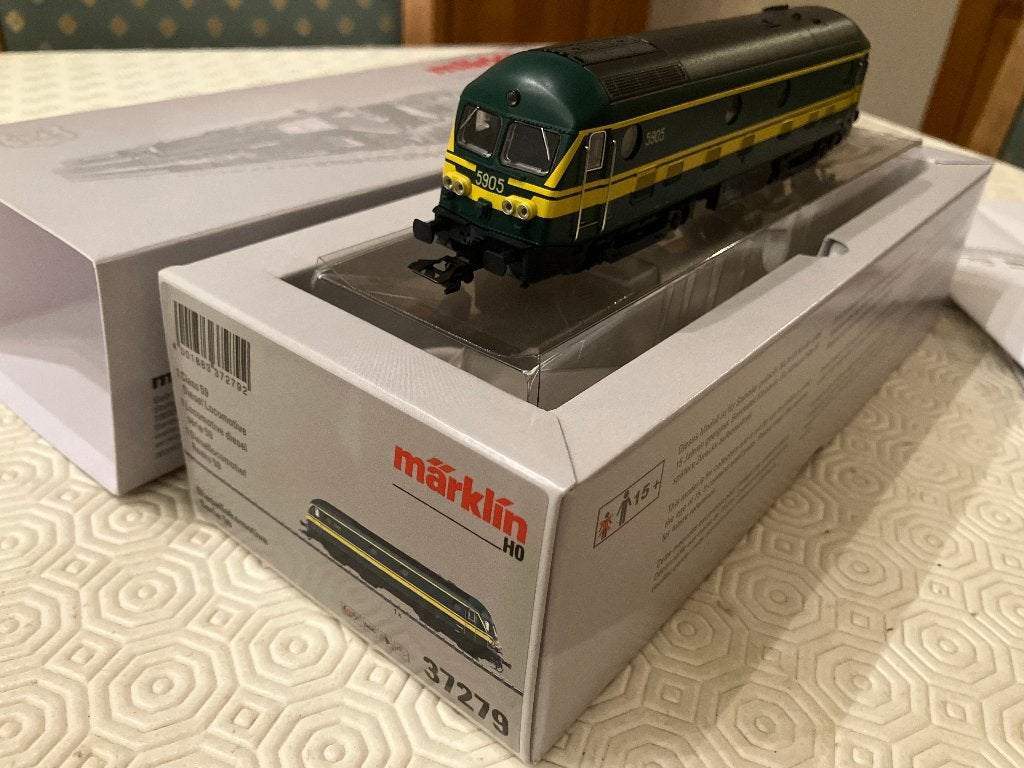 Marklin 37279 NMBS 5905 MFX SOUND recente produktie, Enlèvement ou Envoi, Comme neuf, Rails