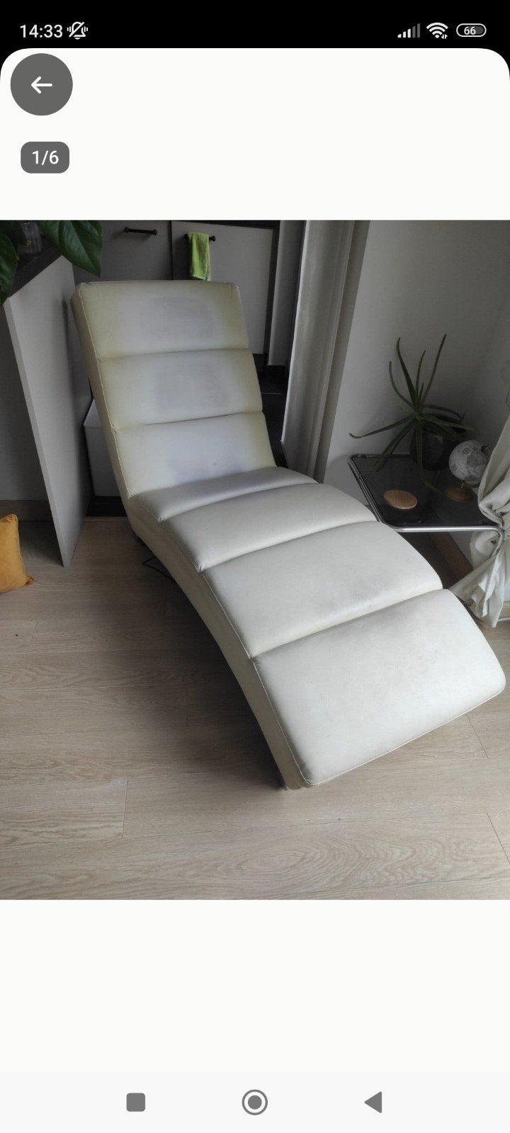 Comfi lounge zetel, Huis en Inrichting, Ophalen, Kunststof, Gebruikt, Eenpersoons