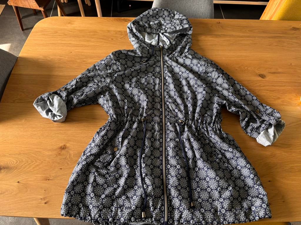 Parka in a pocket large zomerjas dames, Kleding | Dames, Ophalen of Verzenden, Zo goed als nieuw, Maat 42/44 (L), Blauw