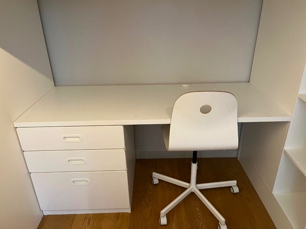 SMÅSTAD, Huis en Inrichting, Ophalen, 90 cm, Eenpersoons, Wit