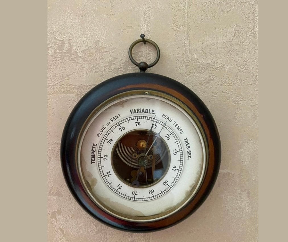 Vintage barometer., Ophalen, Gebruikt