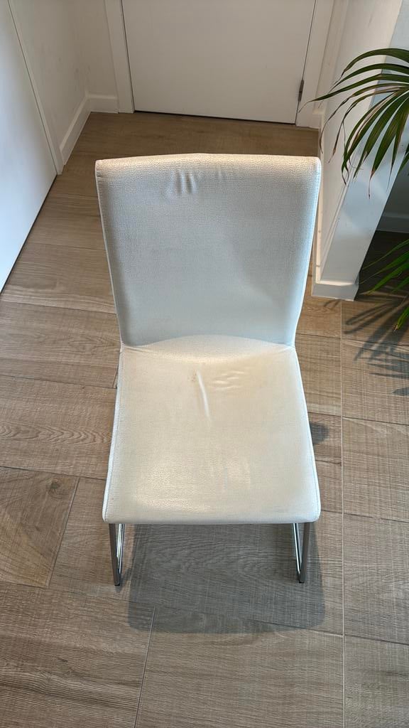 Ikea Eetkamerstoelen 6 st. Wit, Enlèvement, Blanc, Cinq, Six Chaises ou plus, Utilisé