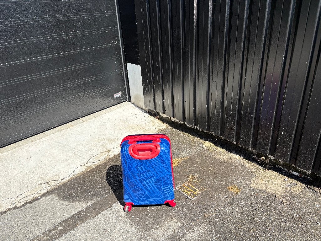 Spider-Man kinderkoffer, Ophalen, Uitschuifbare handgreep, 50 tot 60 cm, Hard kunststof