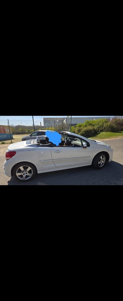 PEUGEOT 207 CC 1.6 VTI 120 SPORT, Auto's, Peugeot, Zwart, Cabriolet, Zwart, Particulier