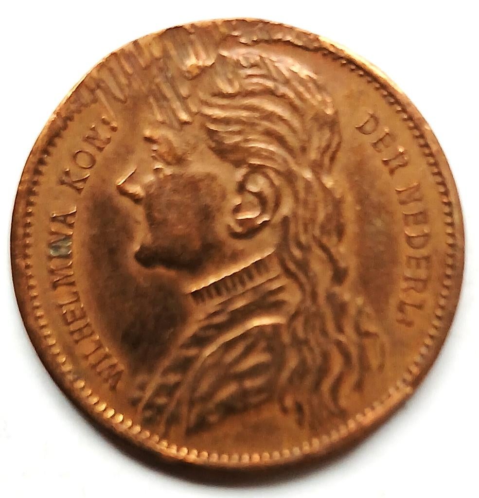 medaille Wilhelmina en Emma – Koningin Regentes Nederlanden, Ophalen of Verzenden, Brons