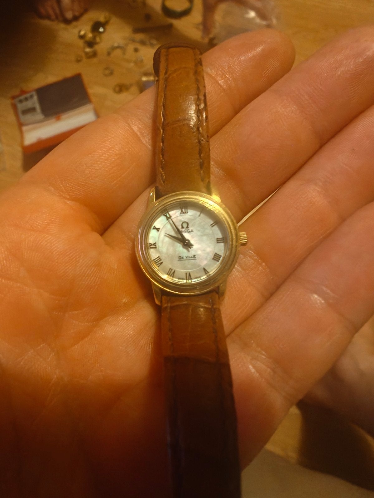 Omega horloge dames vintage, Handtassen en Accessoires, Horloges | Antiek, Ophalen, Omega