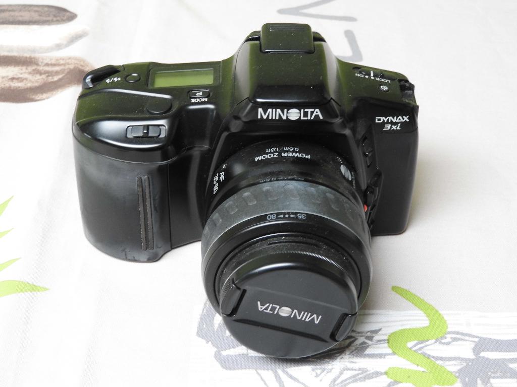 Analoge Fotocamera Minolta Dynax 3 xi + Zoomlens + Access., Enlèvement, Utilisé, Reflex miroir, Minolta
