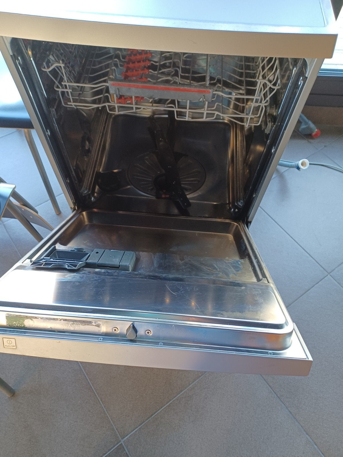 afwasmachine, Ophalen