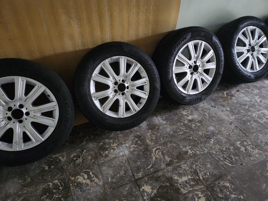 JANTES MERCEDES AVEC PNEUS D'HIVER, Pneus et Jantes, Pneus hiver, 265 mm, 19 pouces